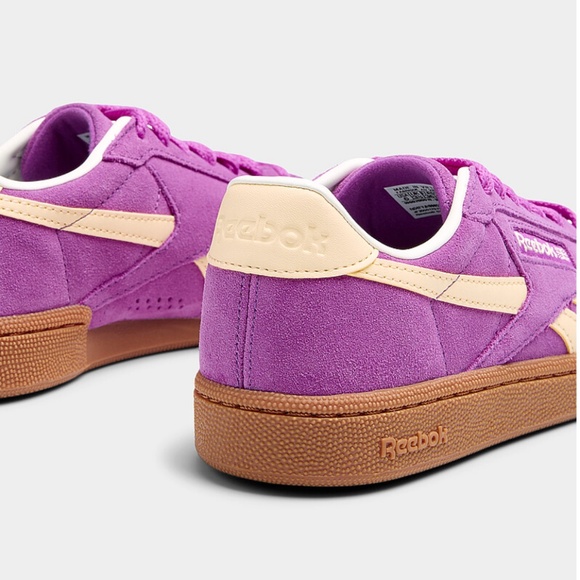 Reebok Classic Club C Grounds UK purple sneakers NWT - Picture 10 of 10